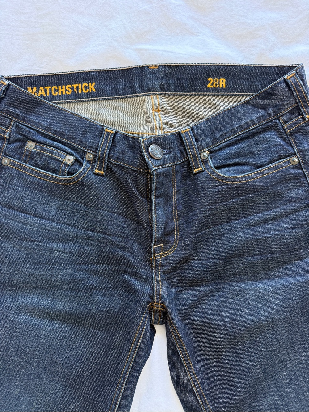 THe Gap MATCHSTICK women’s Dark Wash Jeans 28R